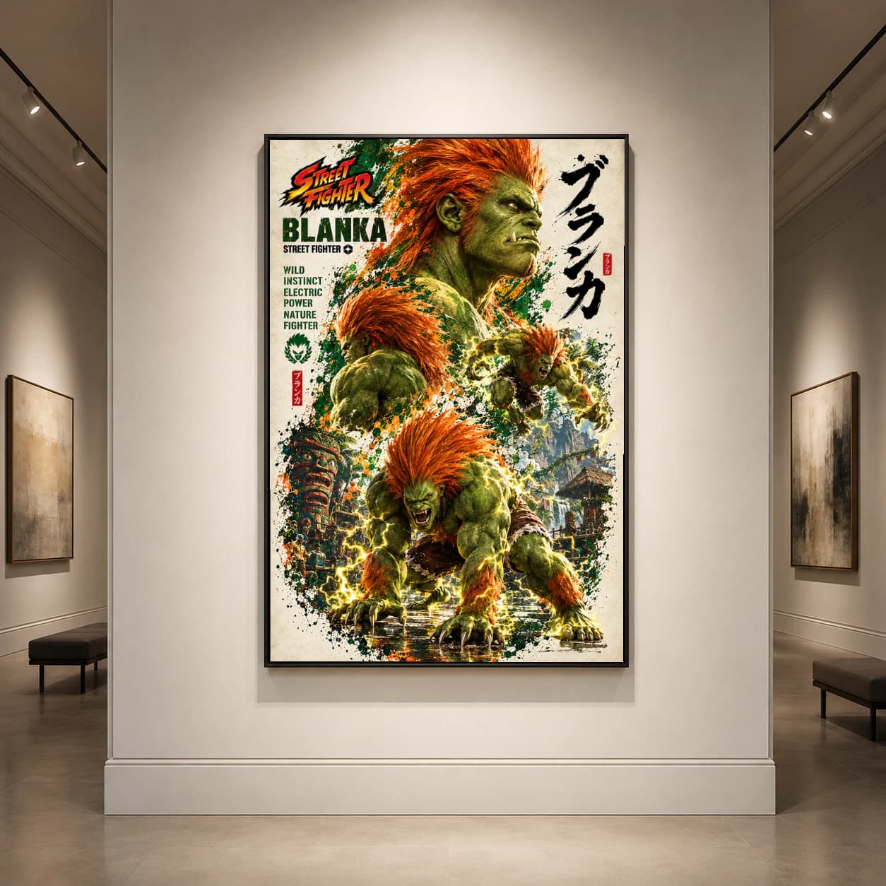 Street Fighter Blanka Dynamic Poster