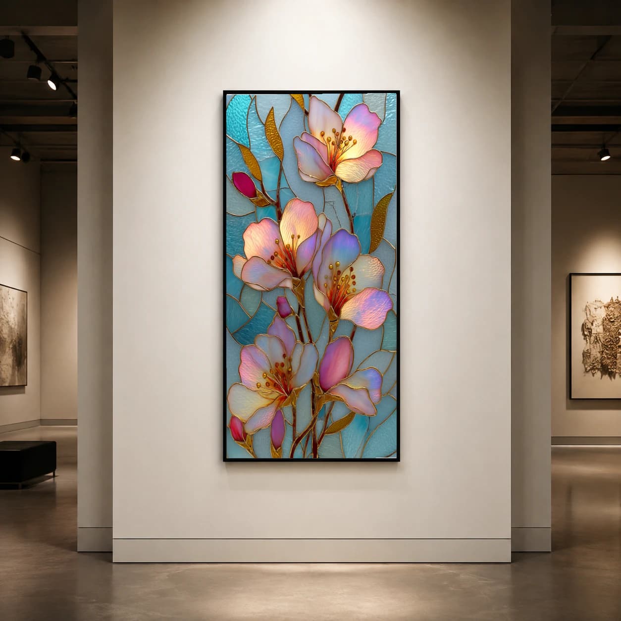 Iridescent Blossom Mosaic