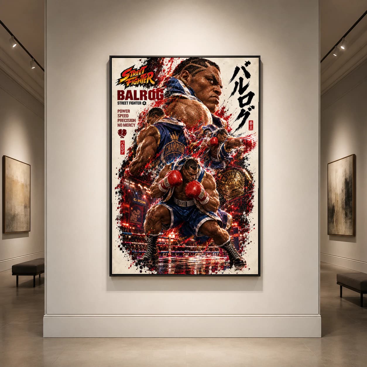 Street Fighter Balrog Boxing Poster Art Print