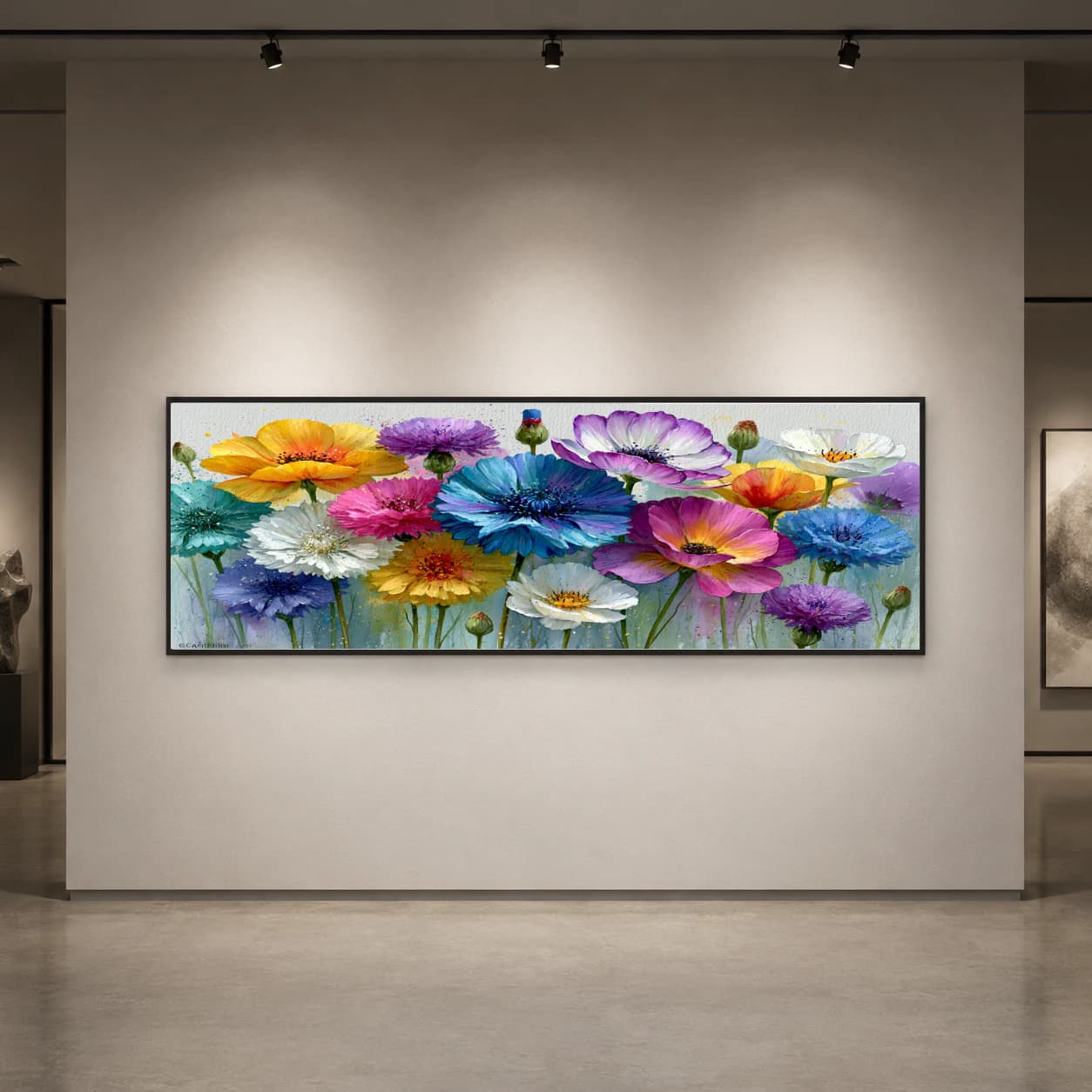 Vibrant Colorful Meadow Flowers