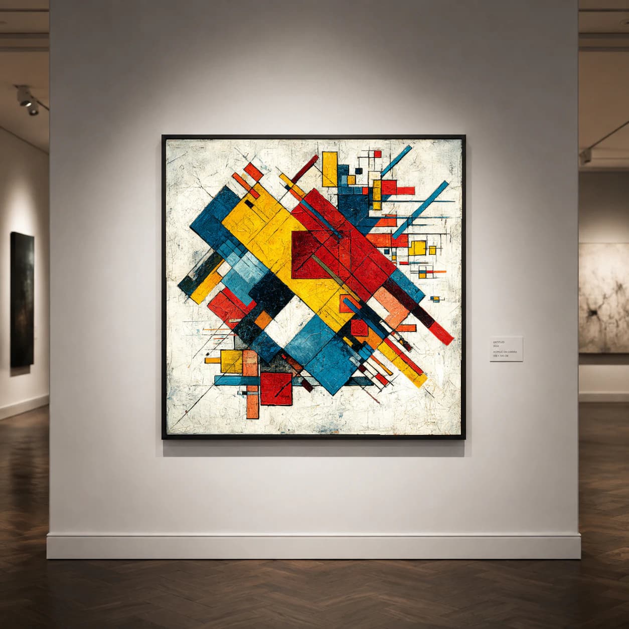 Dynamic Geometric Composition in Primary Colors