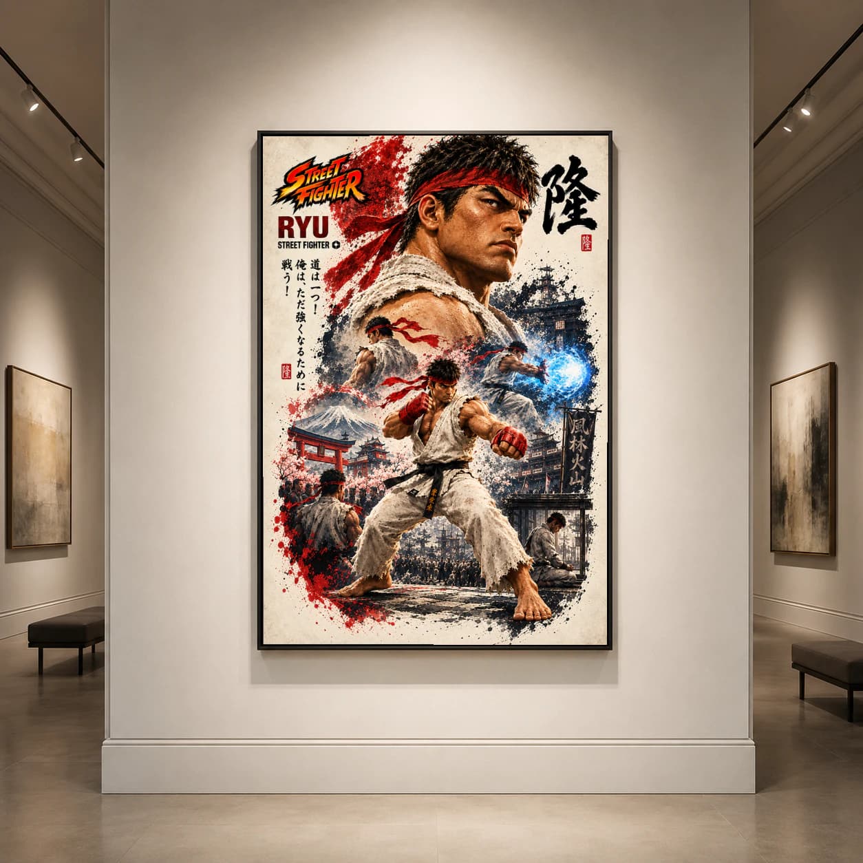 Street Fighter Ryu Martial Arts Poster
