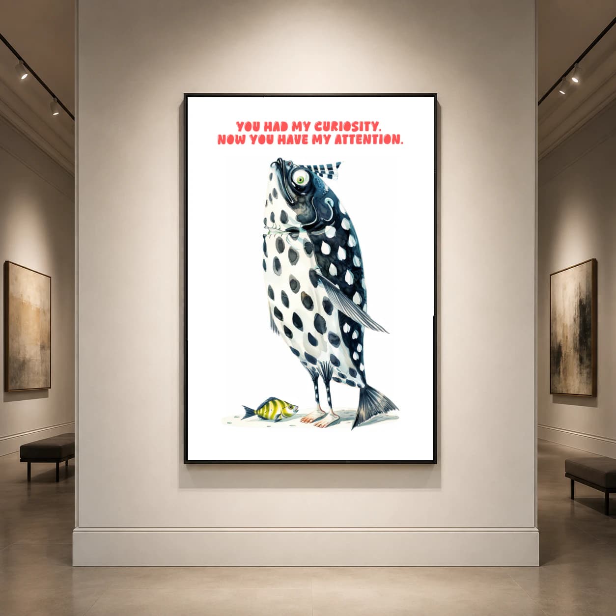 You Had My Curiosity Fish Illustration